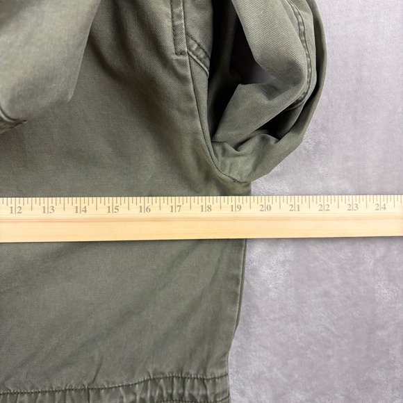 ONLY Jacket Women Size S Military Green Hooded Zipper Utility Casual Streetwear - Picture 4 of 10